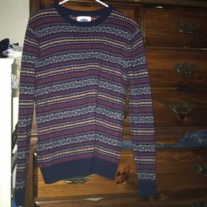 M Old Navy multi color sweater! Worn maybe 2ce!